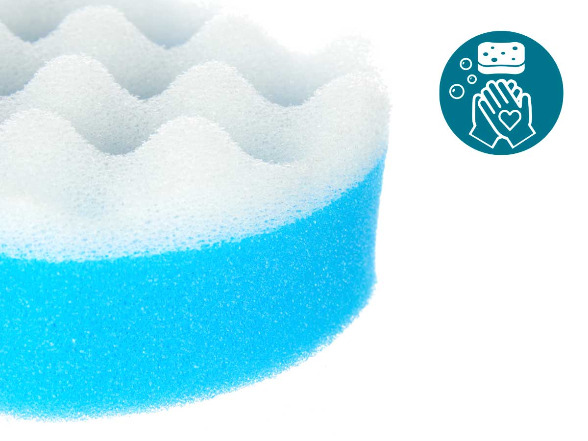 Esponja exfoliante doble capa surt 2 colores - Imagen 4