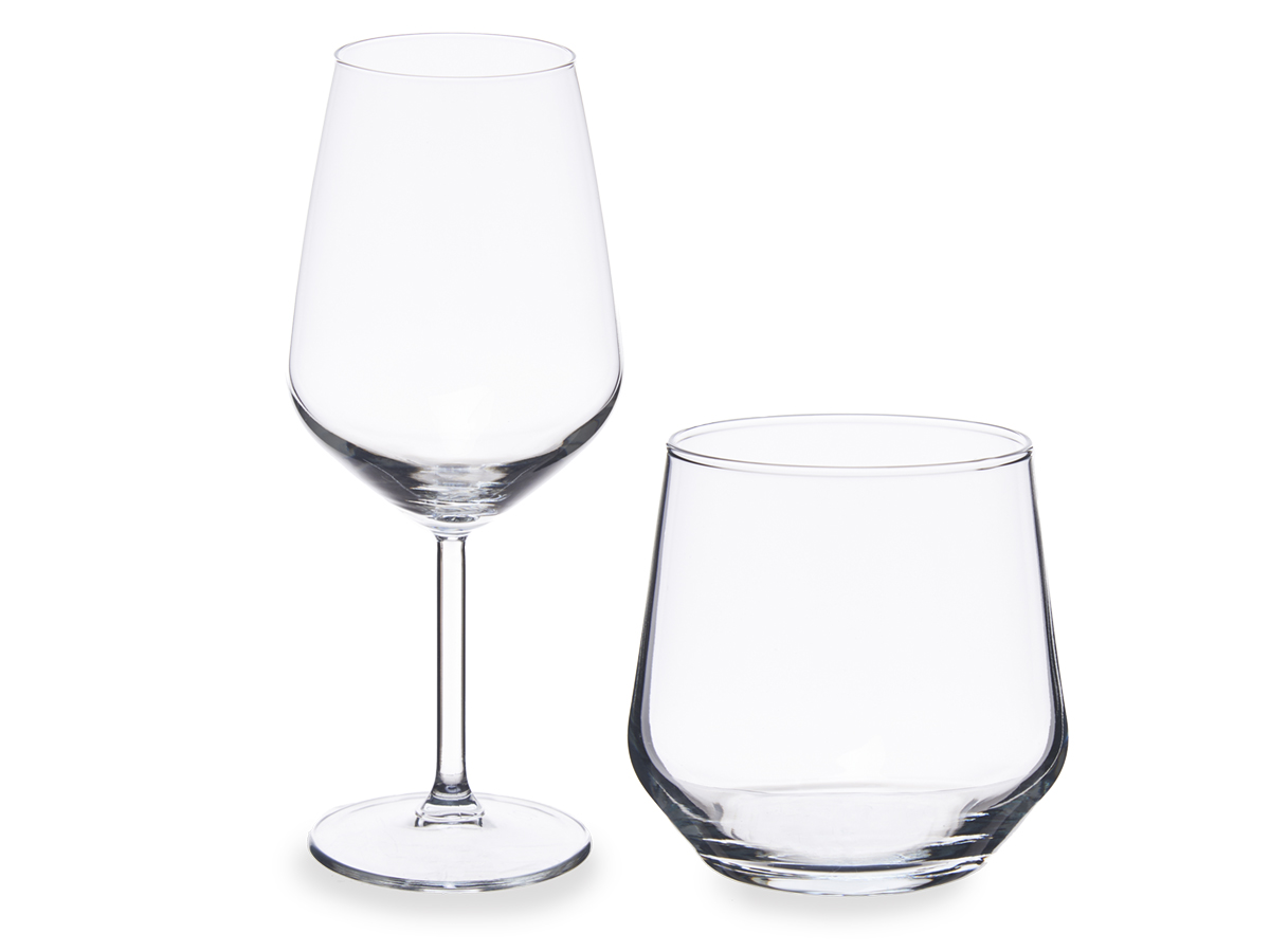 Set 12 pzs allegra 6 vasos 425ml y 6 copas 490ml - Imagen 2