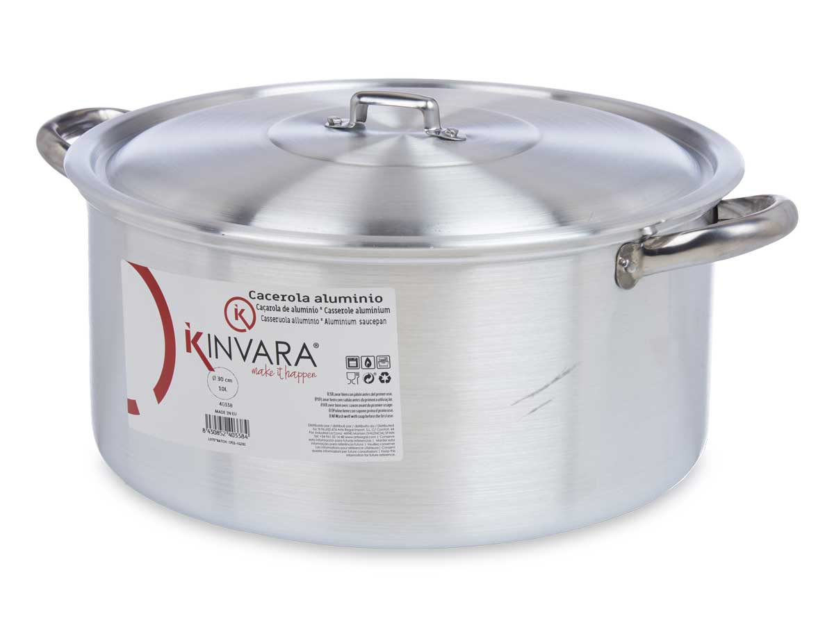 Cacerola aluminio 30 cm 10 l - Imagen 2