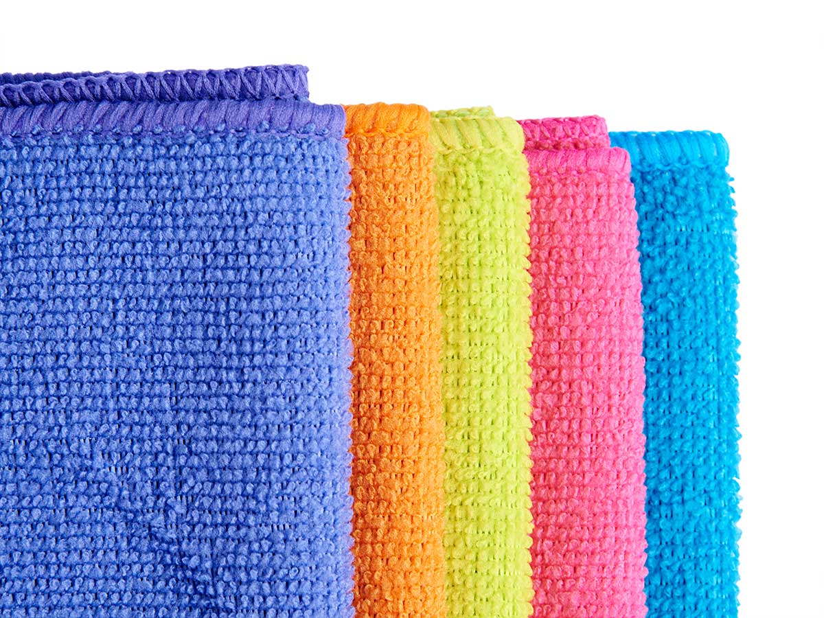 Set 5 bayetas microfibra 30x30cm 5 col - Imagen 4
