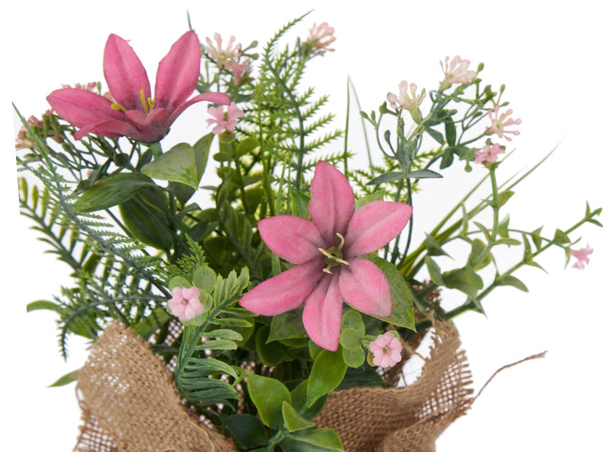 Planta saco flores mediana surt 3 colores - Imagen 3