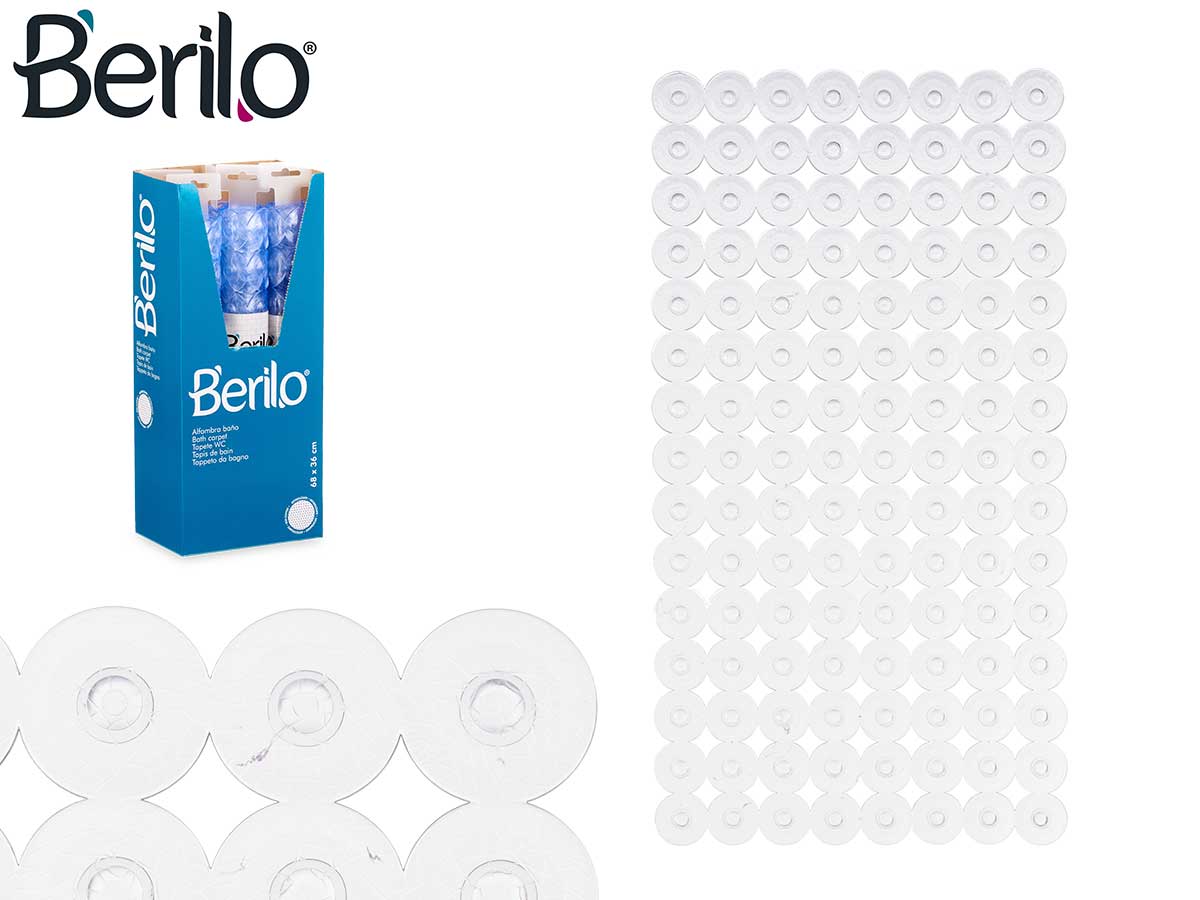 Alfombra baño antideslizante ladrillo transp grd