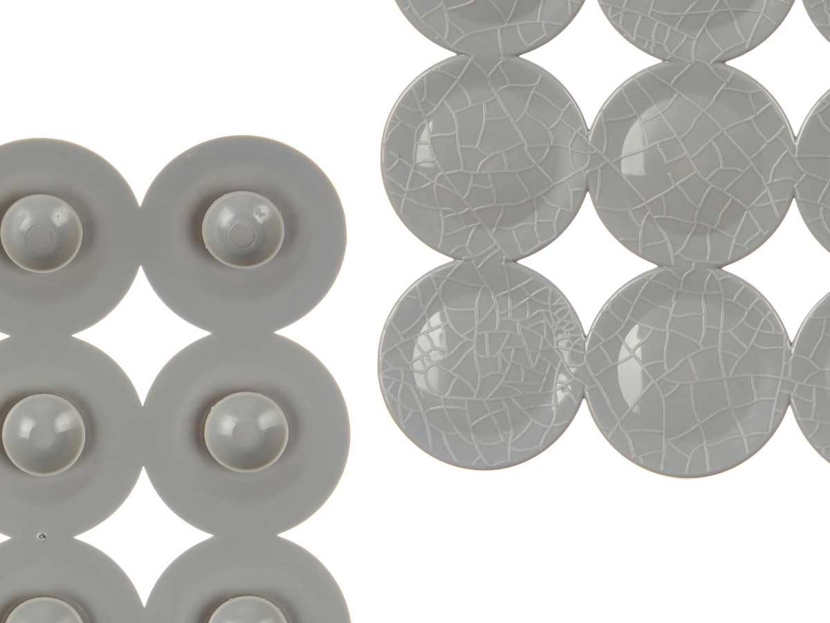 Alfombra baño antideslizante ladrillo gris grd - Imagen 4