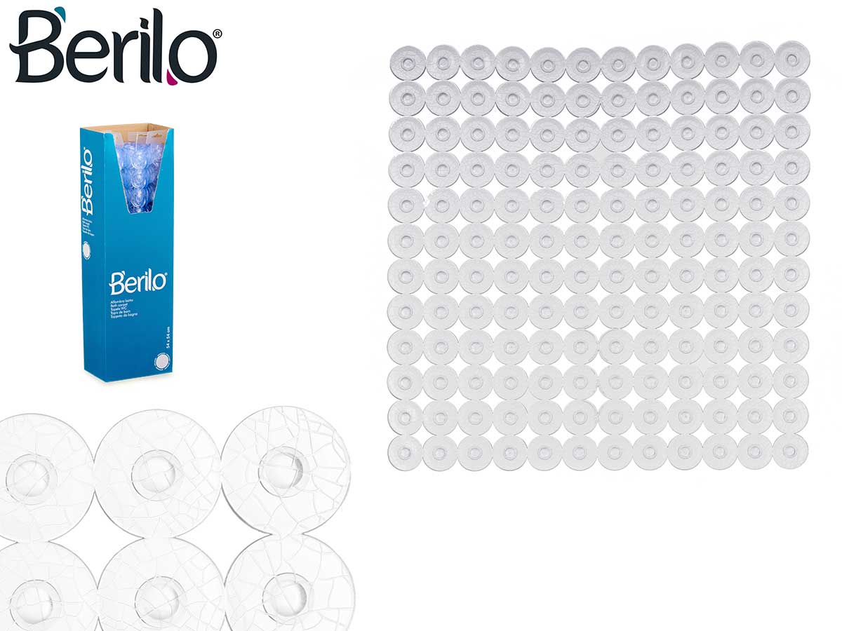 Alfombra baño antideslizante ladrillo transp peq