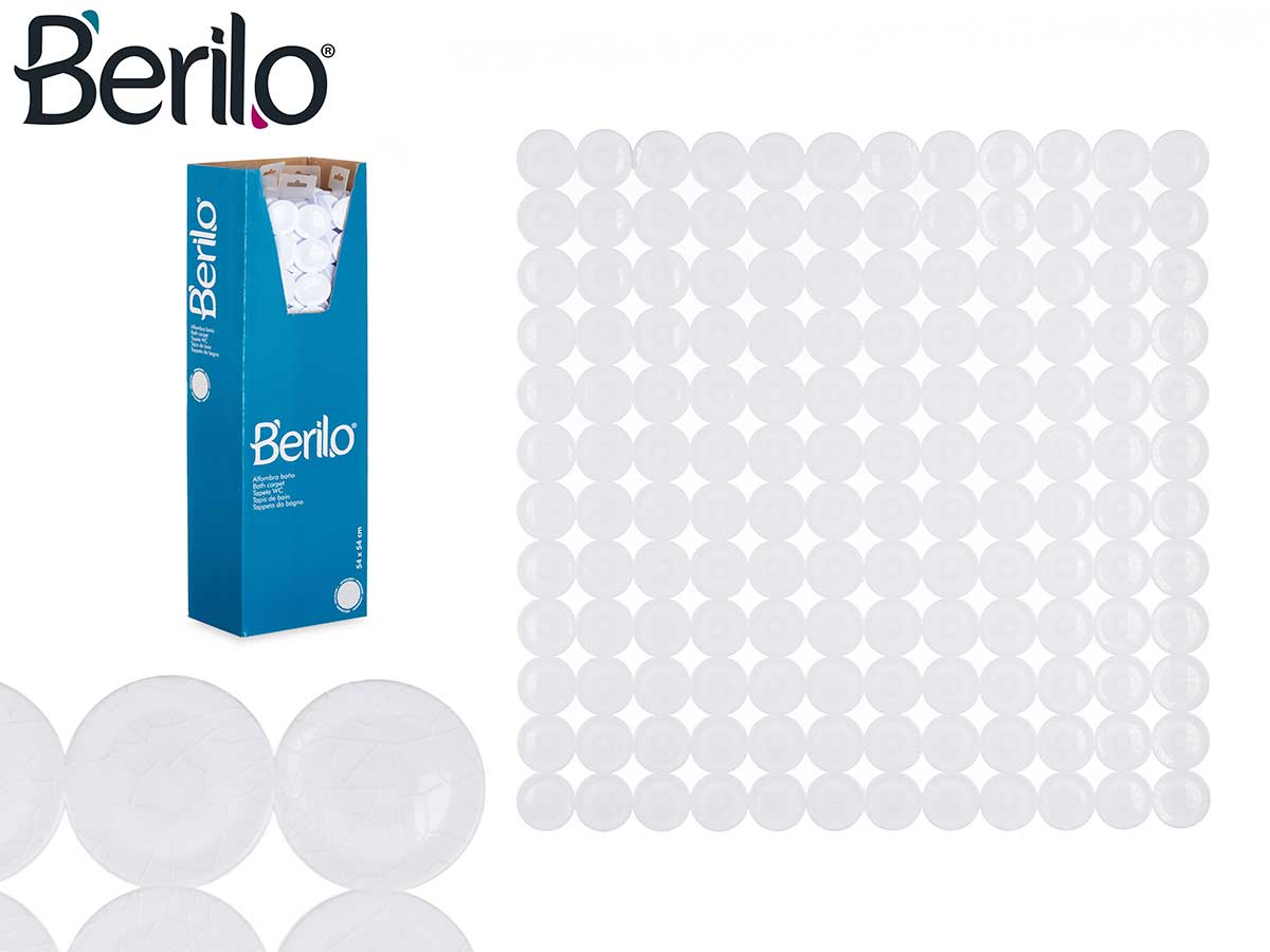 Alfombra baño antideslizante ladrillo blanco peq