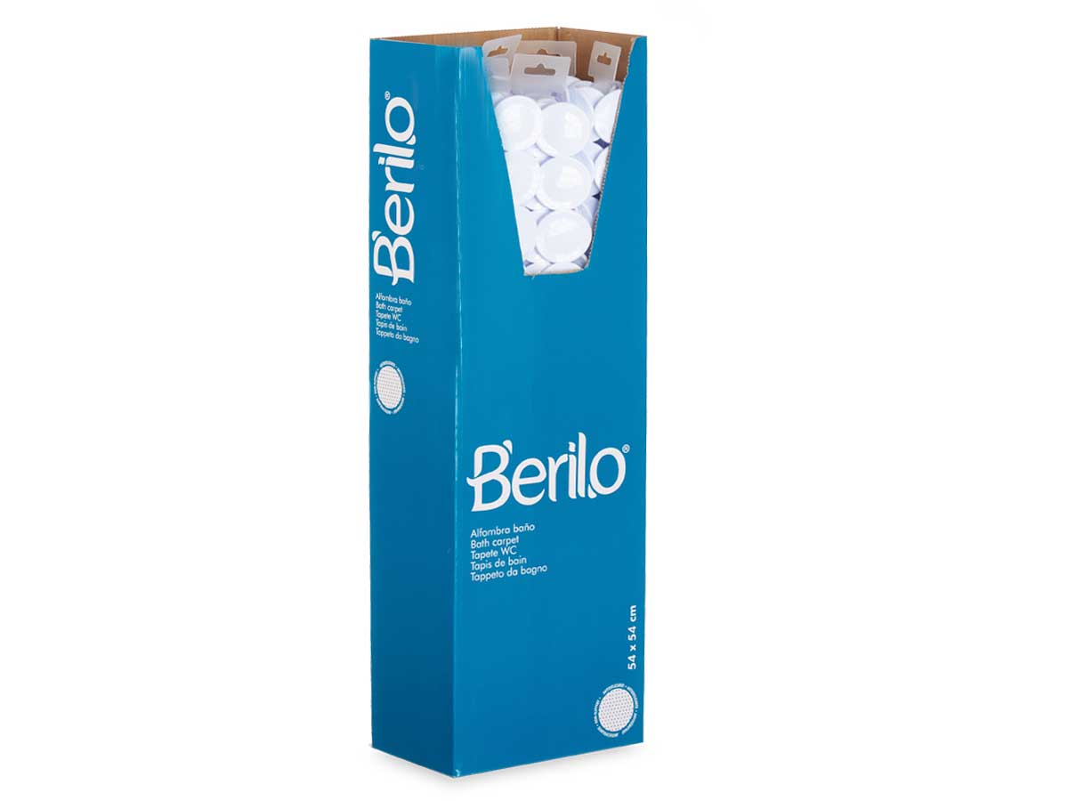 Alfombra baño antideslizante ladrillo blanco peq - Imagen 3