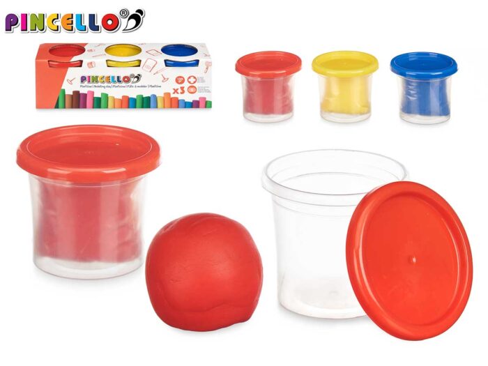 Set 3 plastilinas 100 gramos
