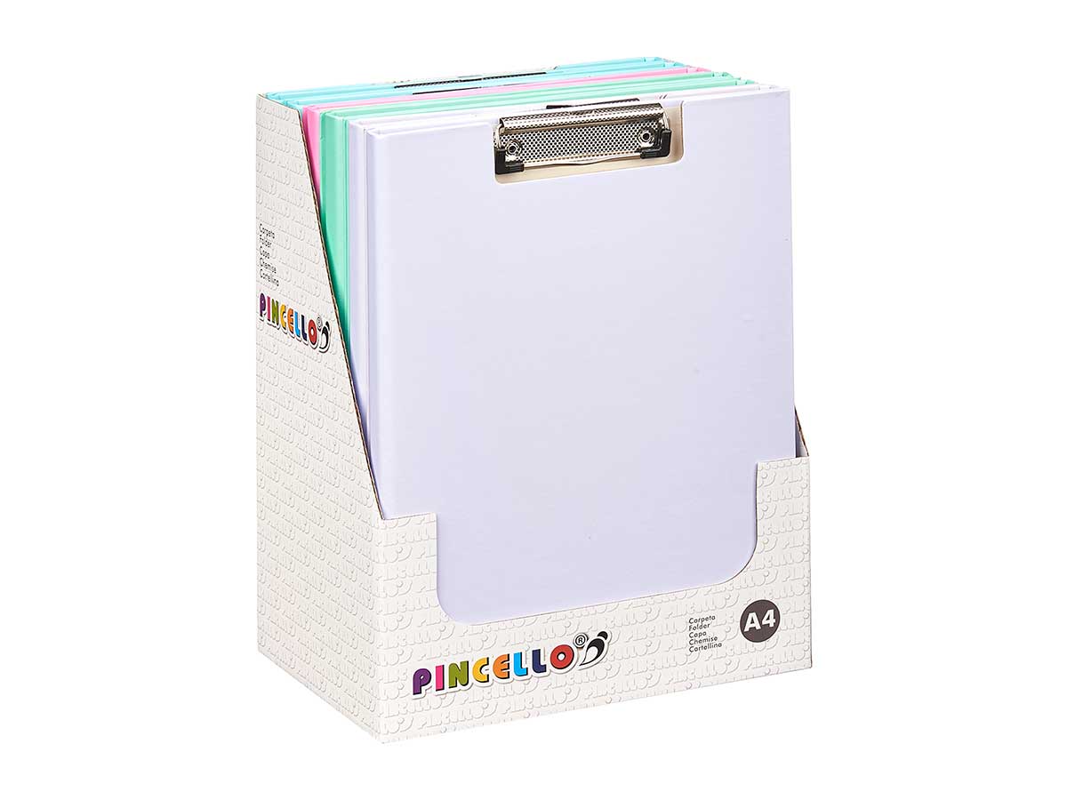 Carpeta a4 tapa sujetahojas color pastel surt 4 - Imagen 3