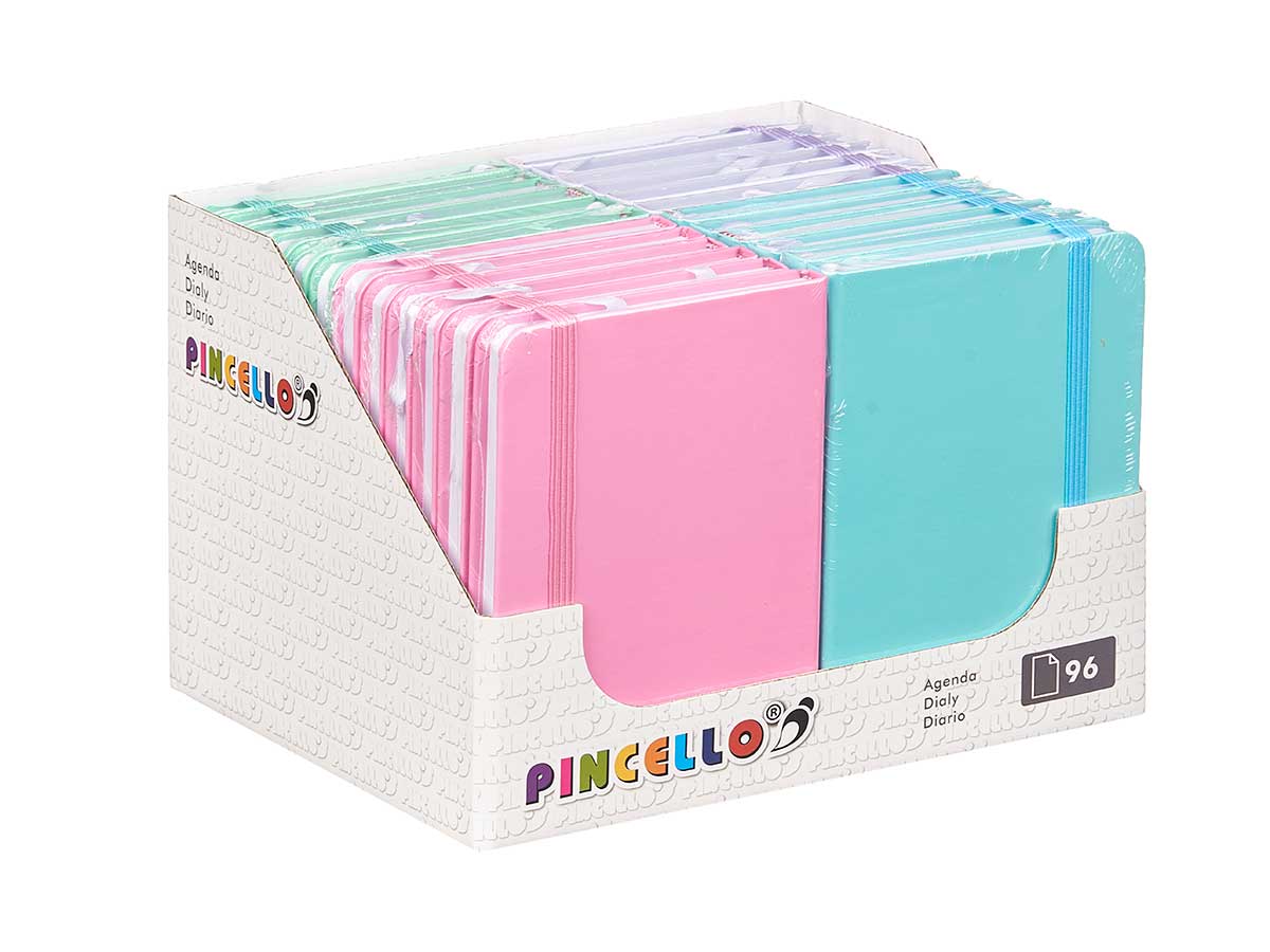 Agenda bolsillo 96 paginas goma color pastel surt4 - Imagen 3