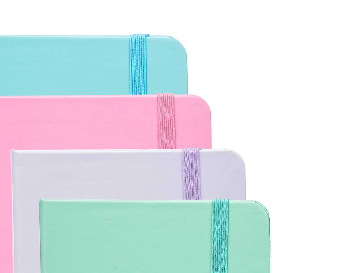 Agenda bolsillo 96 paginas goma color pastel surt4 - Imagen 4