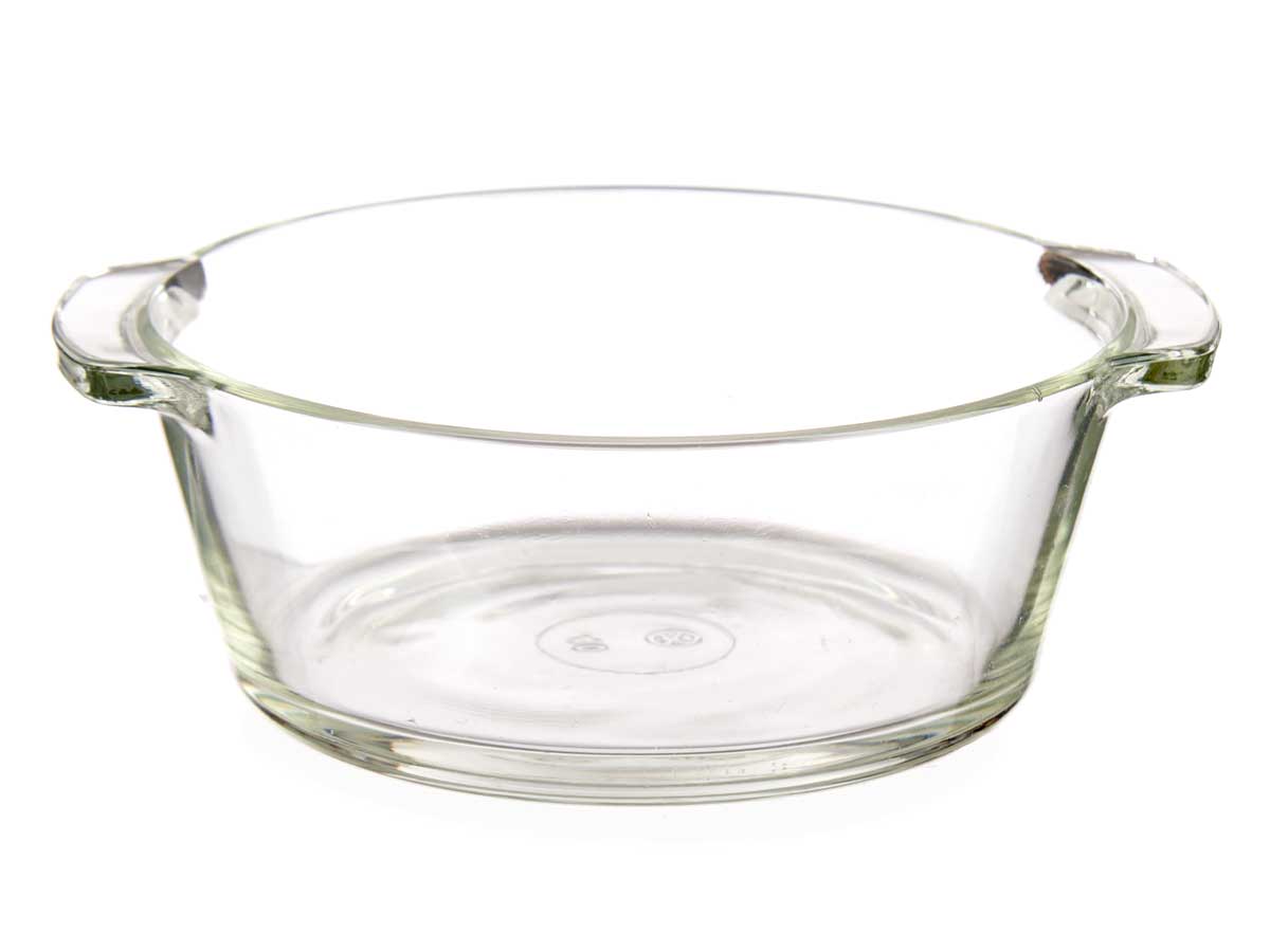 Cazuela vidrio aperitivo redonda con asas 150ml - Imagen 2
