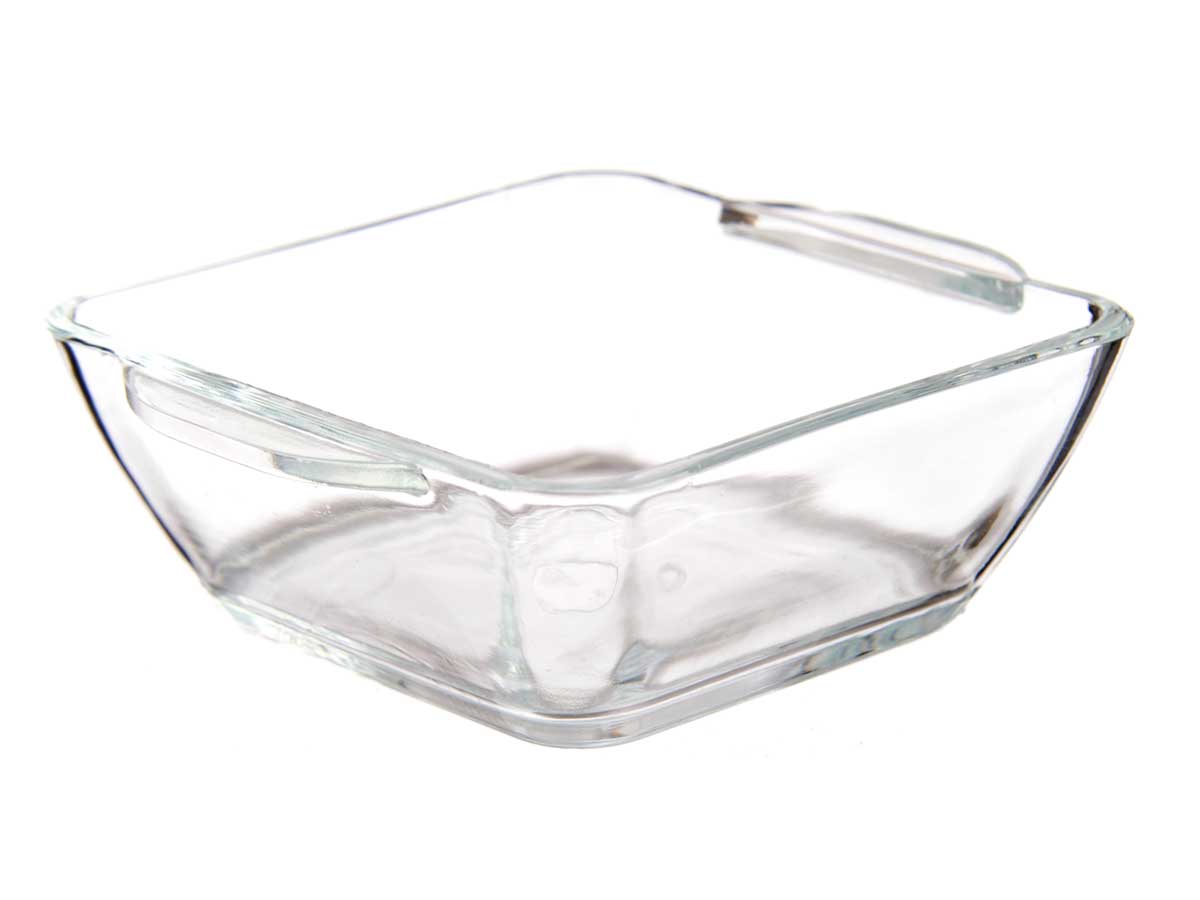 Cazuela vidrio aperitivo cuadrada con asas 150ml - Imagen 2