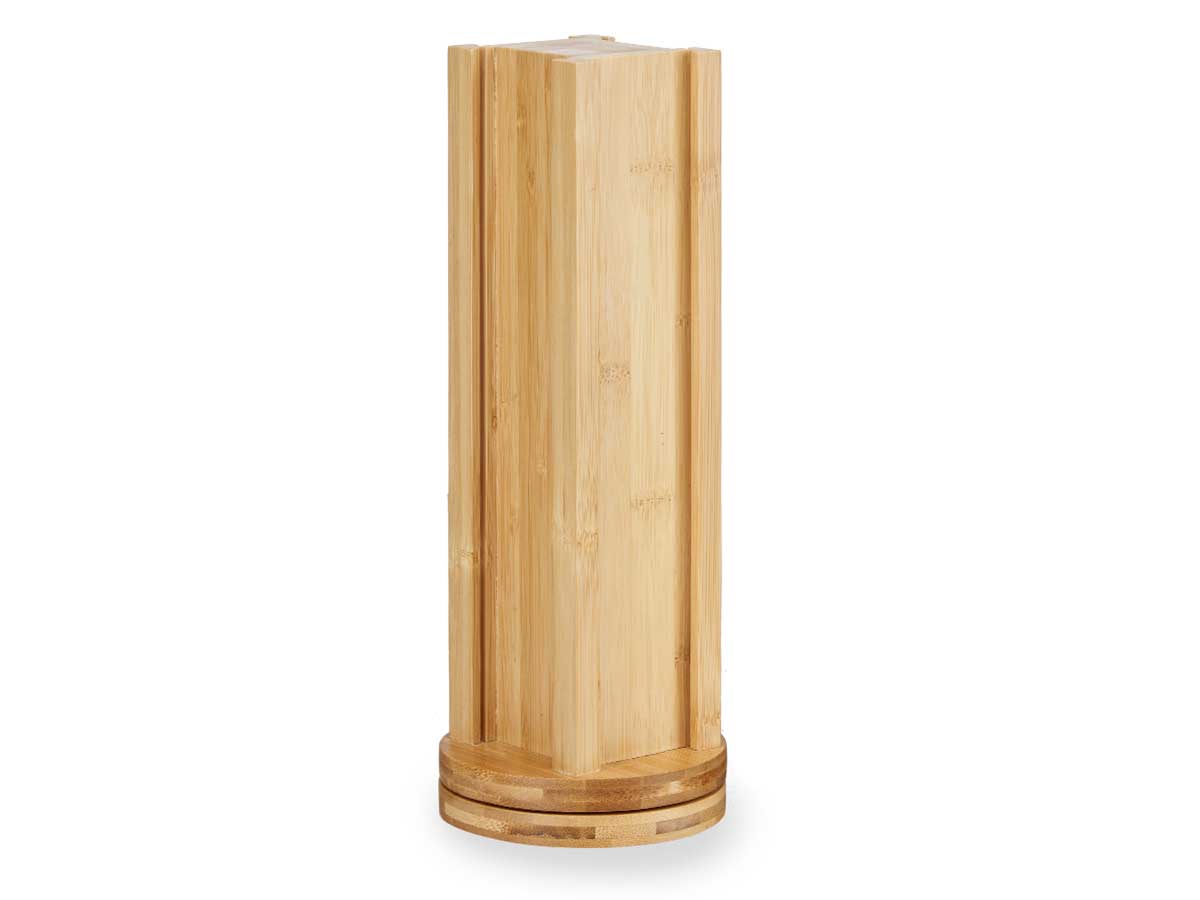 Portacapsulas bambu giratorio capsula pequeñas - Imagen 2