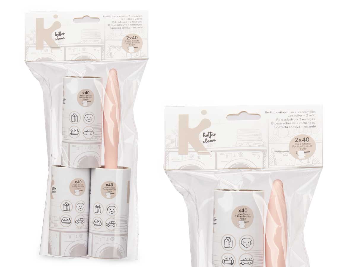 Rollo quitapelusa 2 recambios 40 hojas surt 4 - Imagen 3