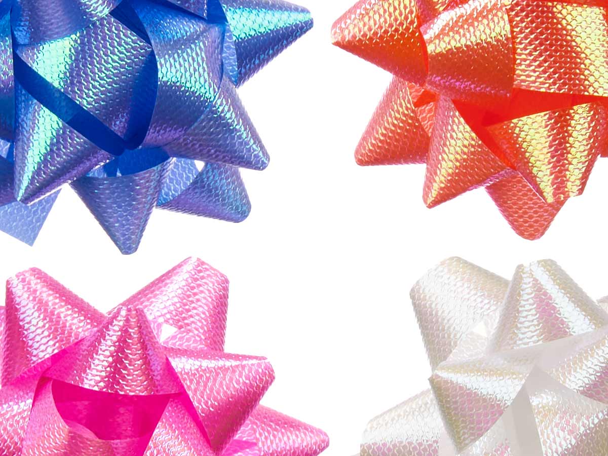 Pvc 40 lazos pasteles brillo 6cm - Imagen 4