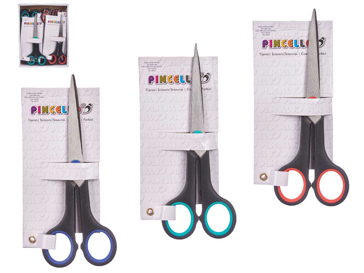 Tijera mediana normal 17cm surt 3 - Imagen 3