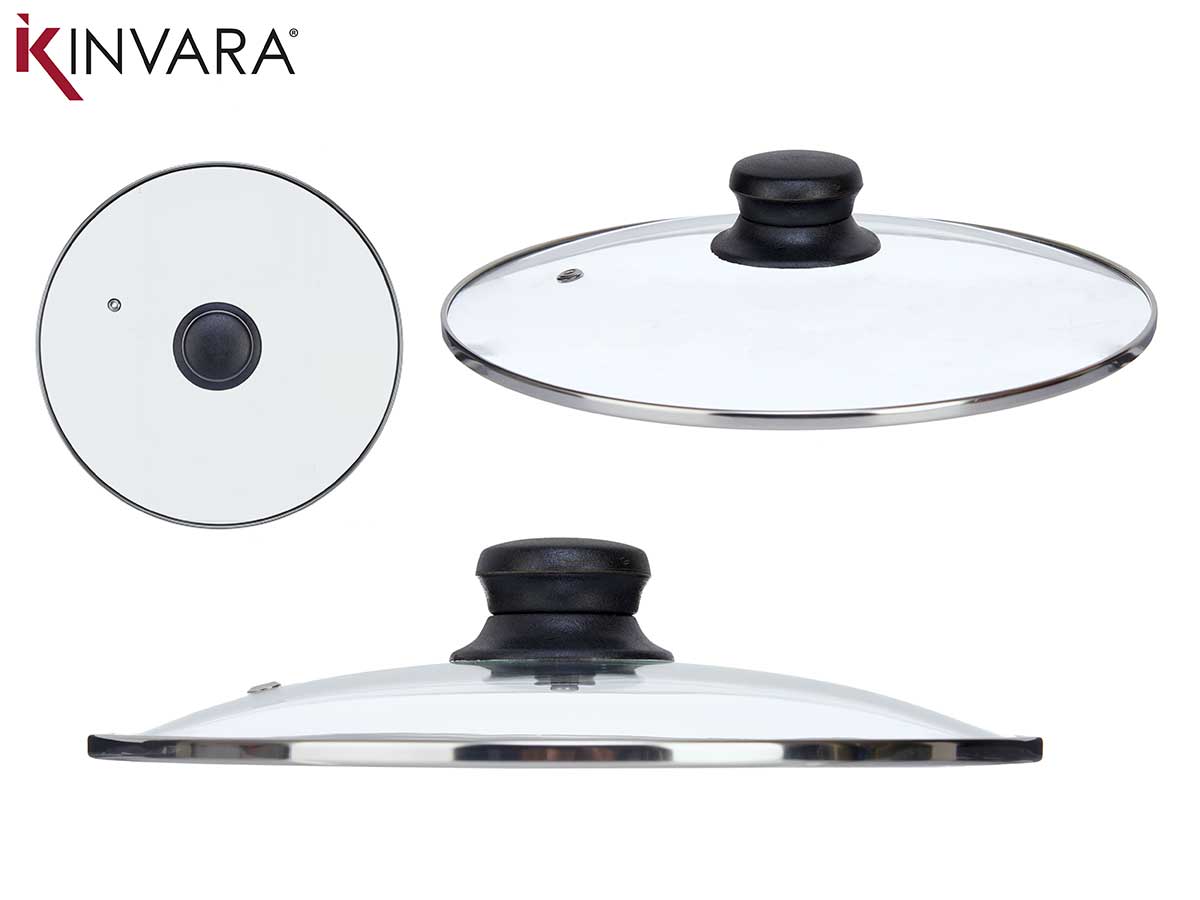 Tapa cristal filo plata 24 cm