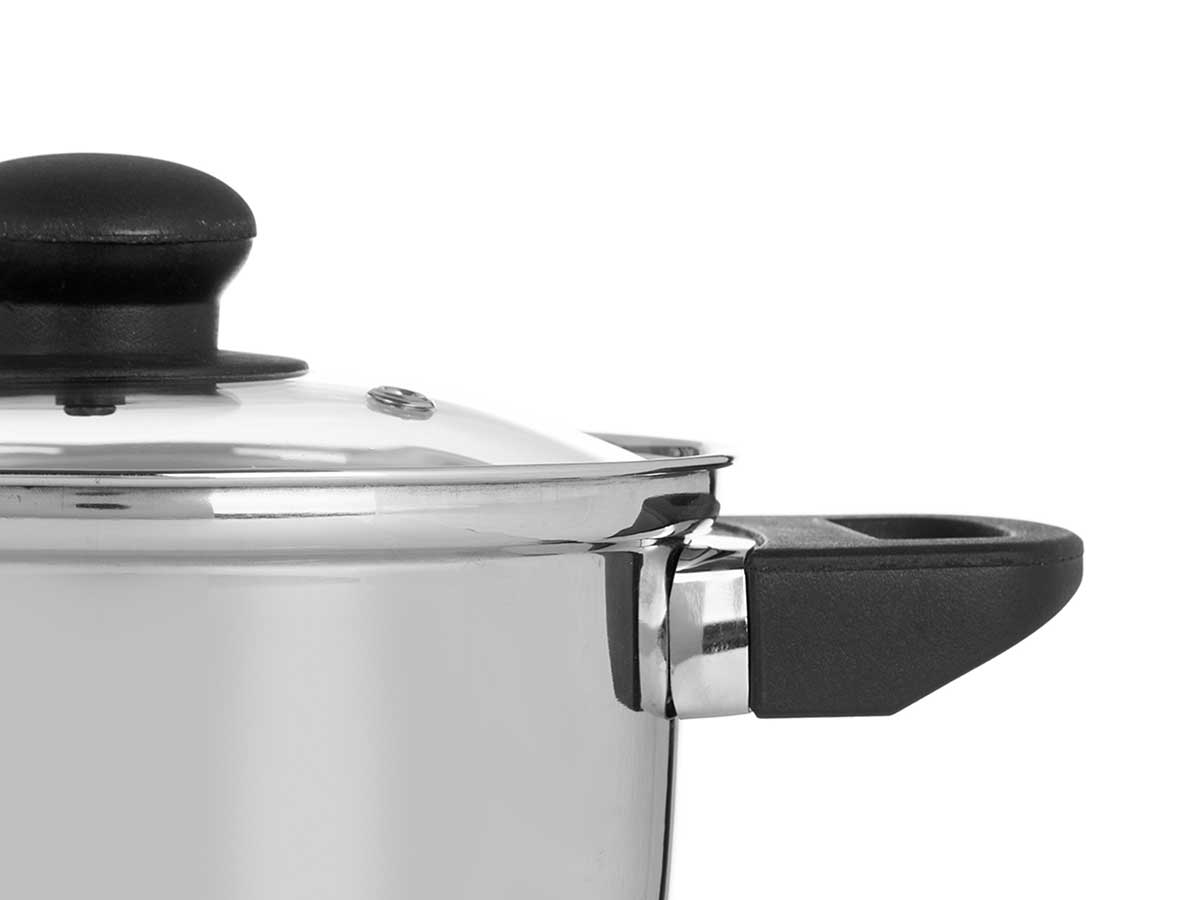 Cacerola induccion 18 cm tapa cristal - Imagen 4