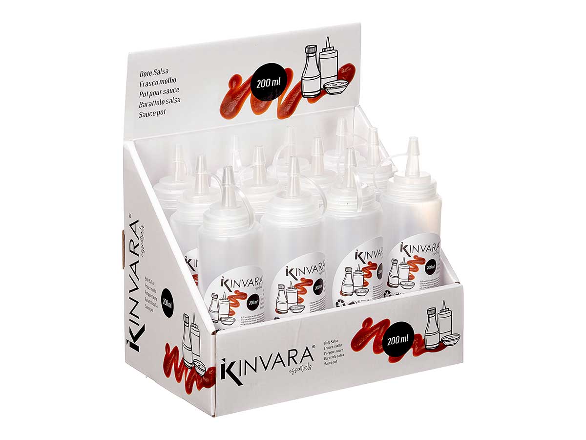Bote plastico para salsa 200 ml - Imagen 3