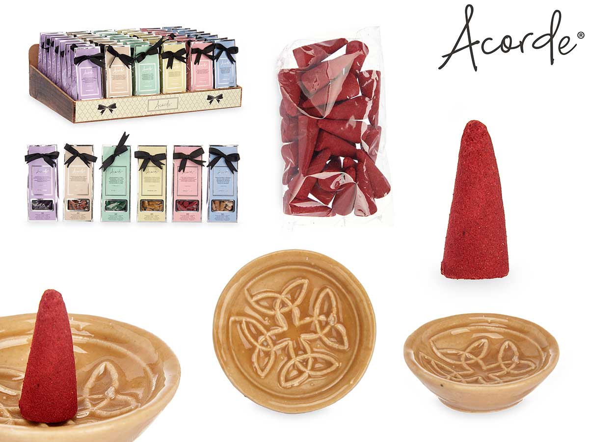 30 conos incienso soporte 6 fra surt