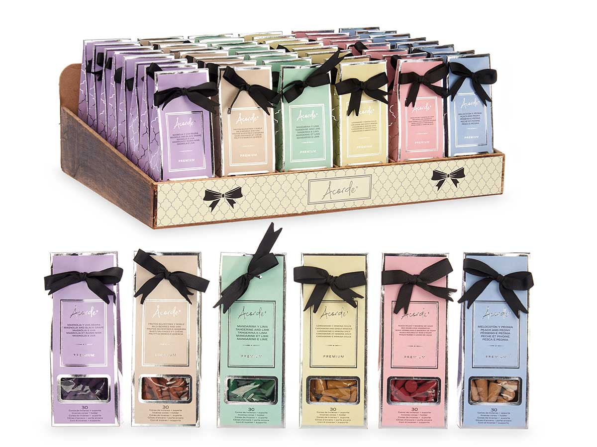 30 conos incienso soporte 6 fra surt - Imagen 3