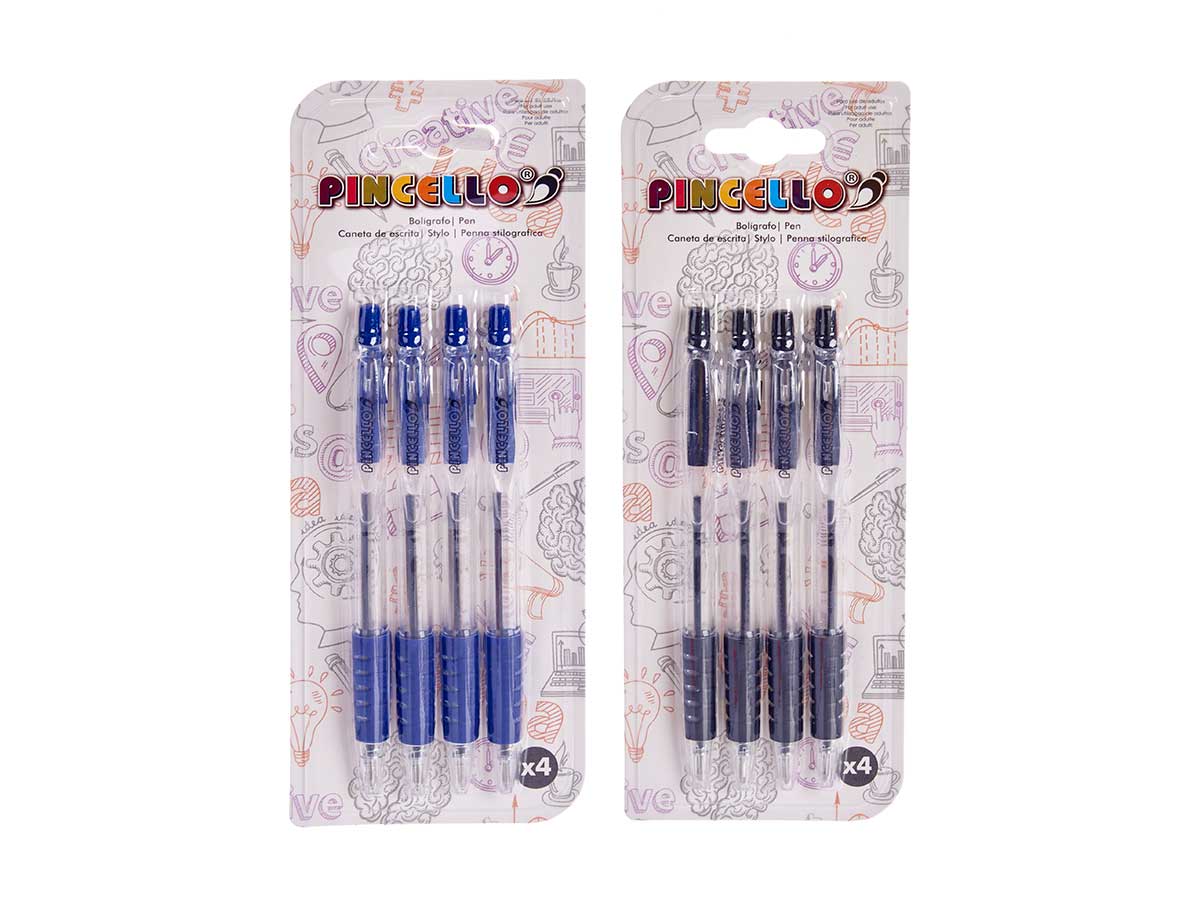 Set 4 boligrafos pulsador surt 2 - Imagen 3