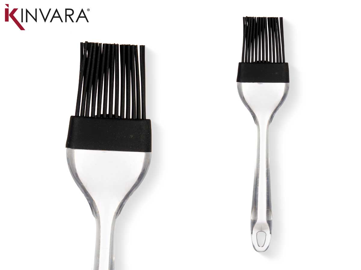 Pincel silicona cocina transparente negro