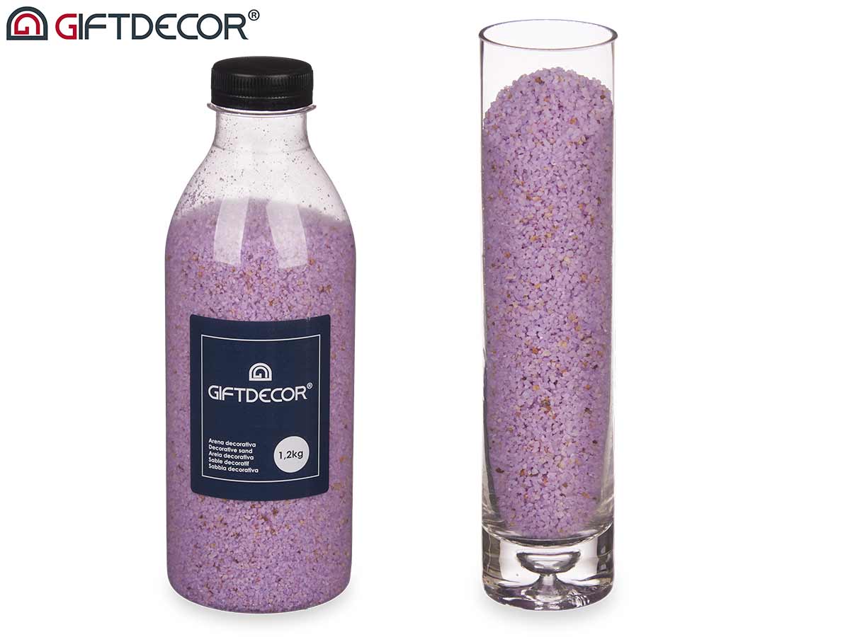 Bote arena decorativa 1,2kg lila
