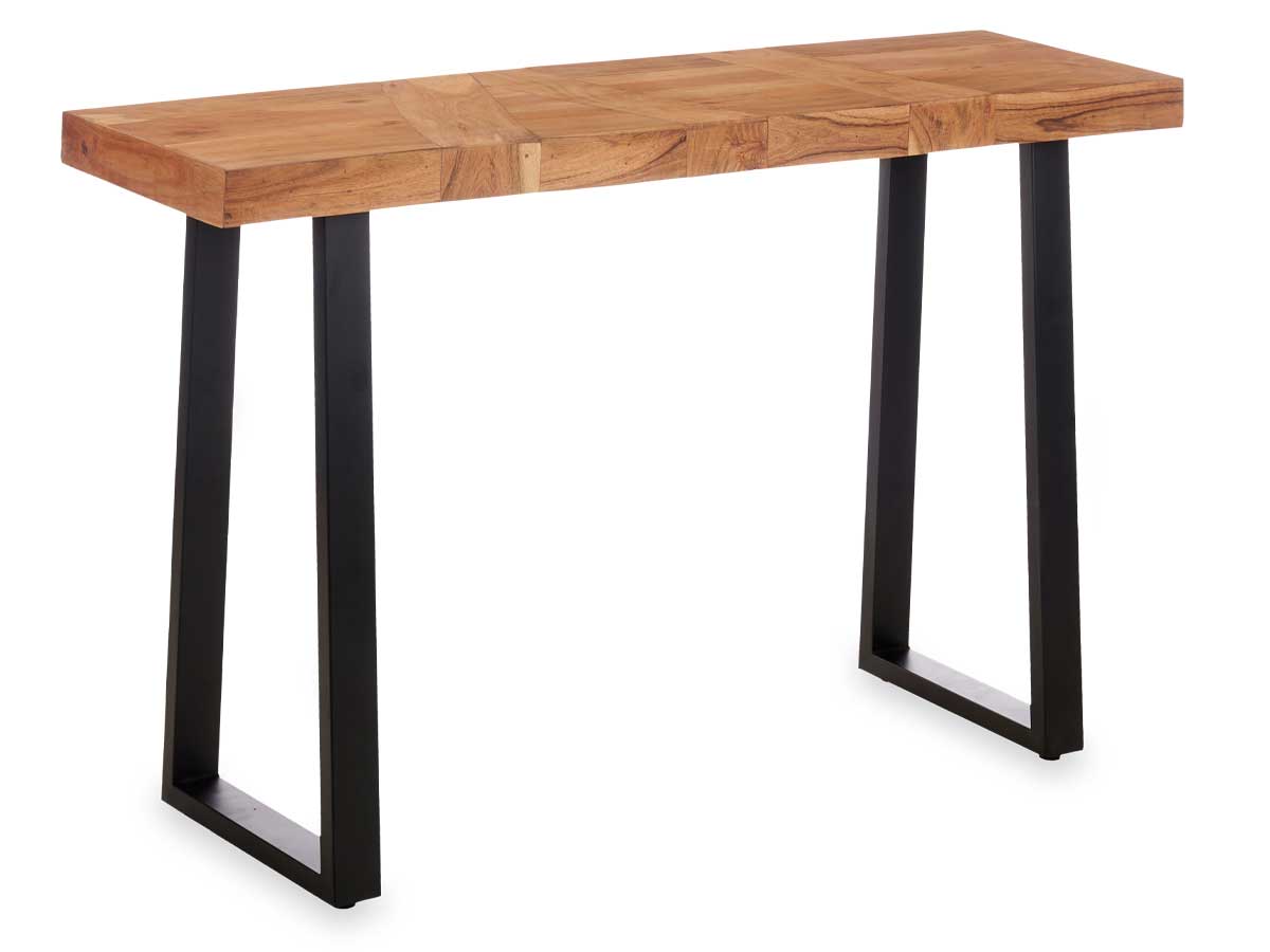 Mesa recibidor madera trama 110 x 35 x 77 cm - Imagen 2