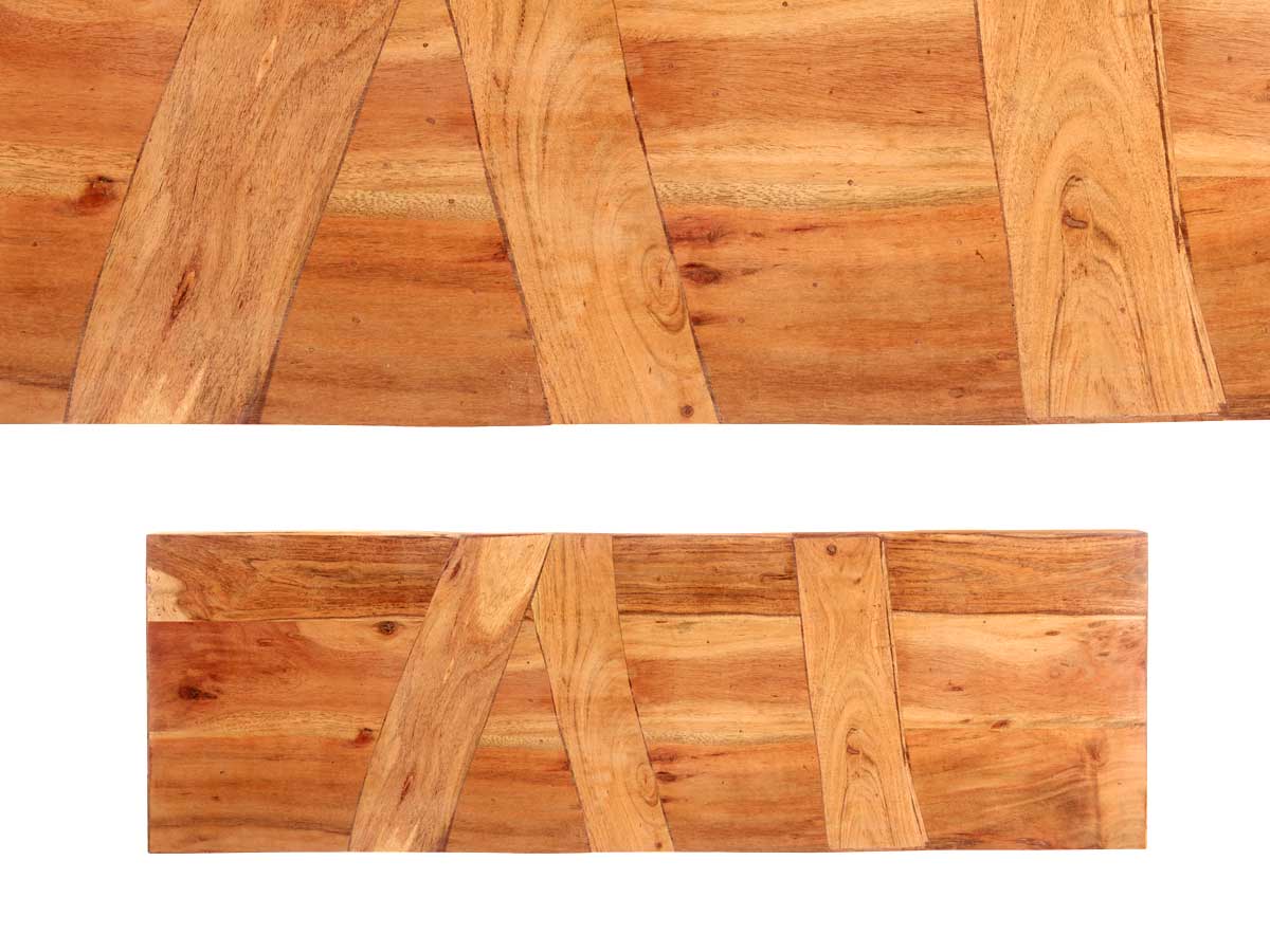 Mesa recibidor madera trama 110 x 35 x 77 cm - Imagen 3