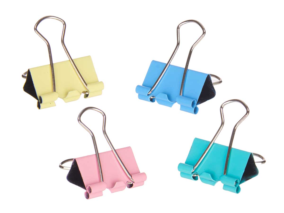 Set 5 pinzas clip color pastel med - Imagen 2