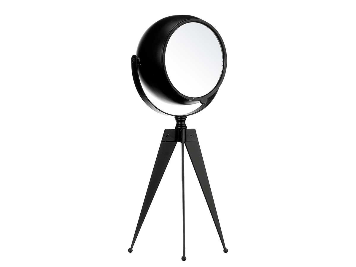 Reloj forja esfera ovalada espejo negro 30cm - Imagen 4