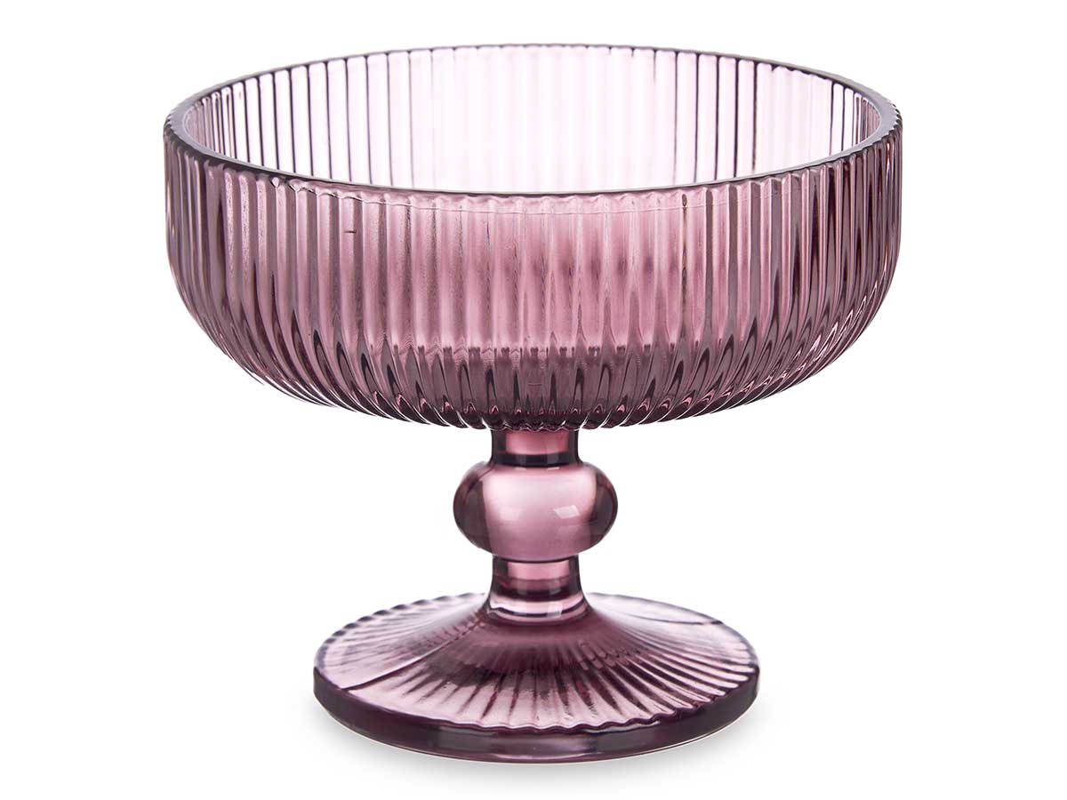 Copa helado rosa rayas 310ml - Imagen 2