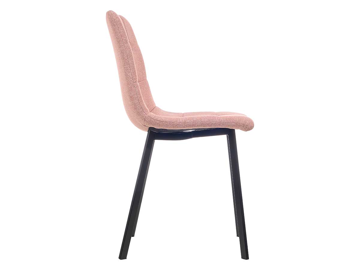 SILLA ELEGANTE PATA NEGRA ROSA - Imagen 3