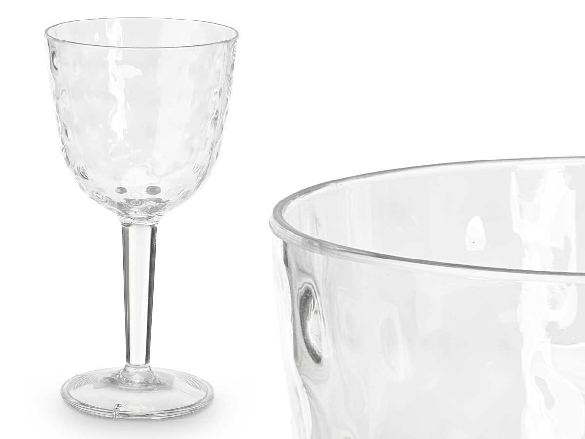 Copa plastico puntos 450ml transparente - Imagen 2