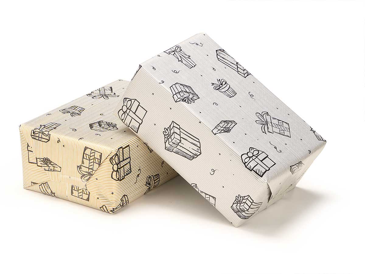 Rollo papel regalo 70x200 regalos surt2 - Imagen 3