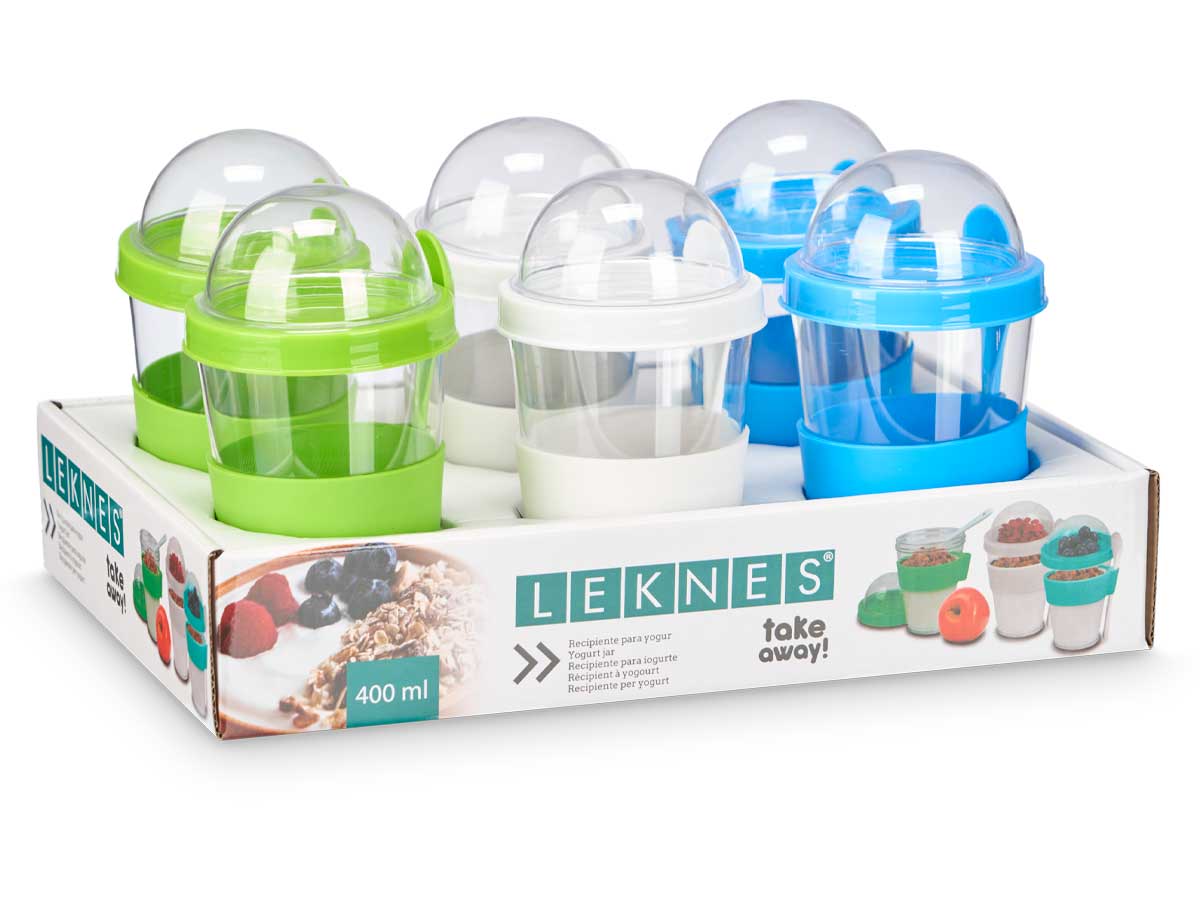 Vaso cuchara tapa 400ml surt 3 col - Imagen 4