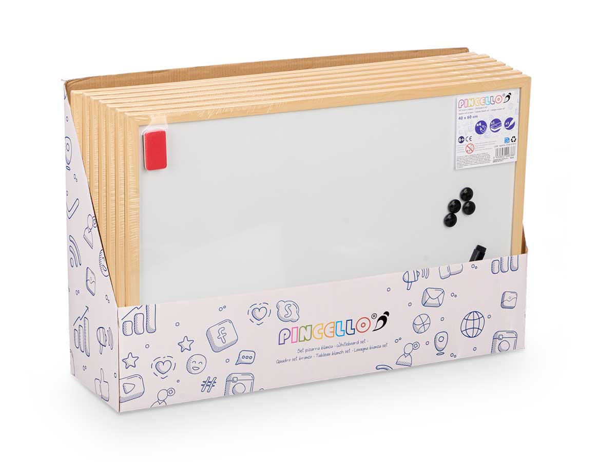 Tablero pizarra blanca 40x60cm - Imagen 3