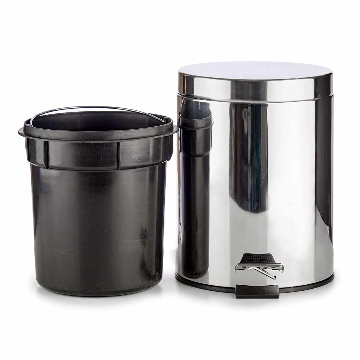 Papelera 3l acero inoxidable con pedal - Imagen 5