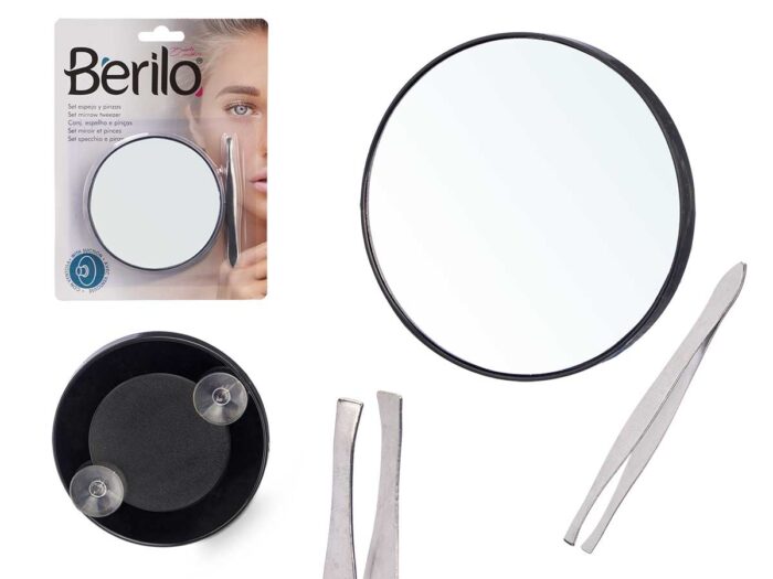 Set espejo pinzas