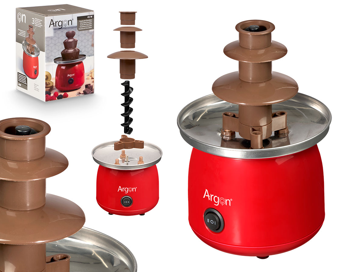 Fuente de chocolate roja 45w