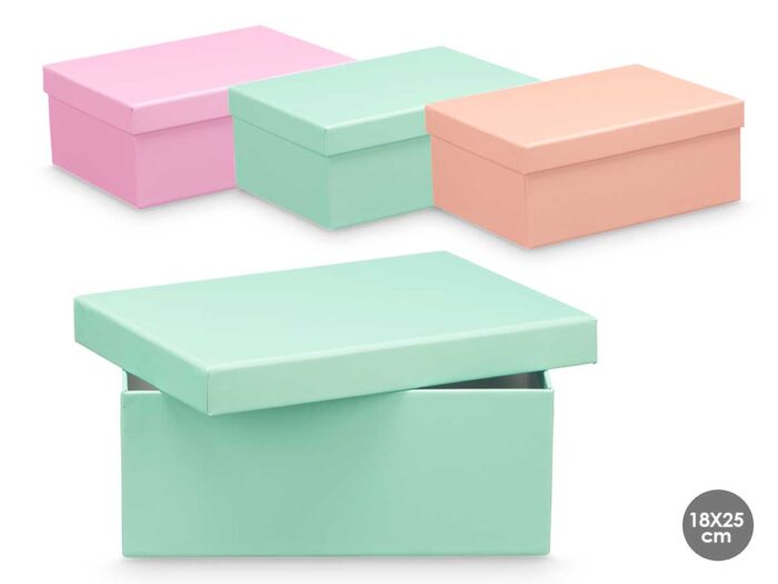 Caja carton surt 3 col vivo pastel grd