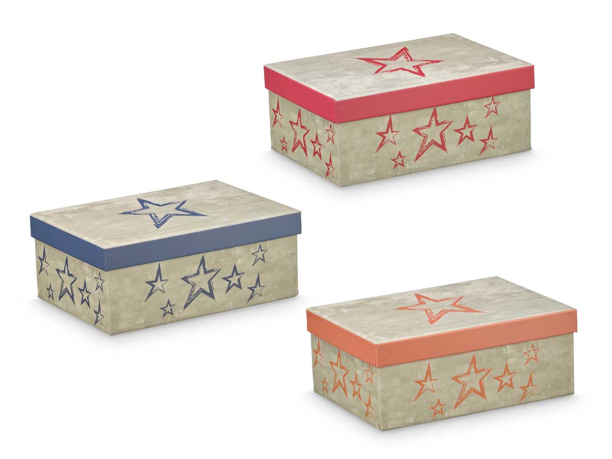 Caja carton estrellas surt 3 col vivo peq - Imagen 2