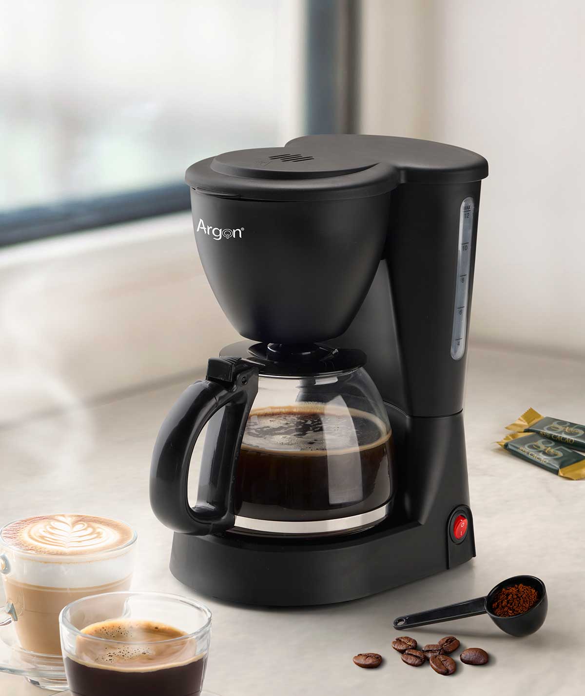 Cafetera vaso filtro 12 tazas 750w 1,2l - Imagen 3