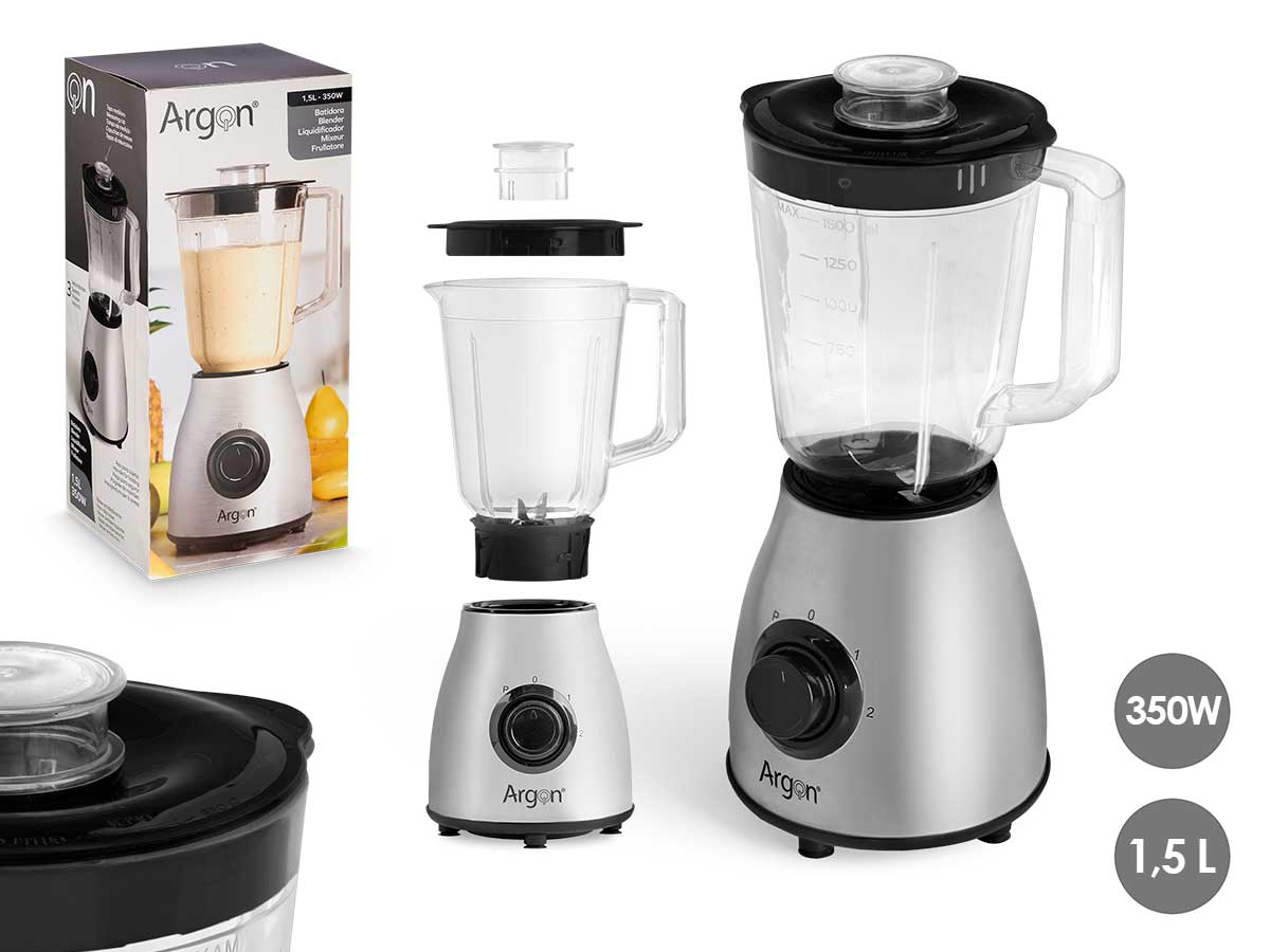 Batidora vaso acero inox 350w 1,5l