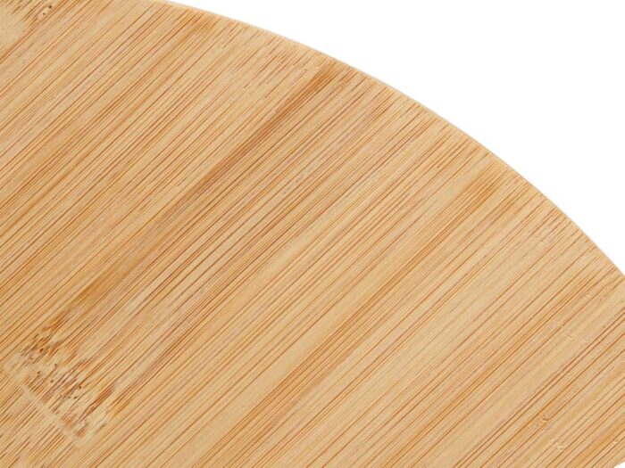 Tabla redonda giratoria 35 cm bambu - Imagen 4