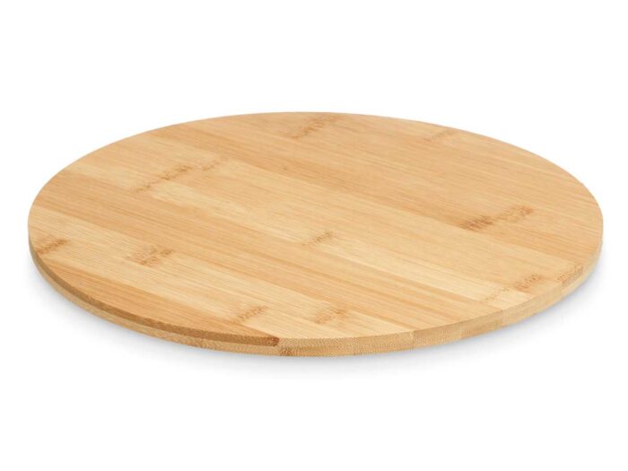 Tabla redonda giratoria 30 cm bambu - Imagen 2