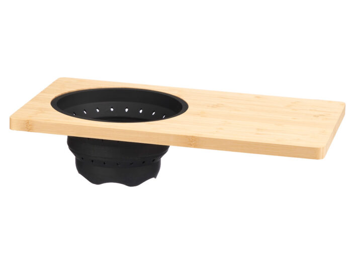 Tabla de corte con escurridor bambu - Imagen 2