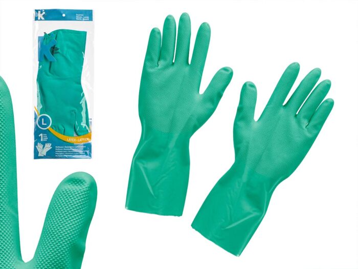 Guantes fregar l verde