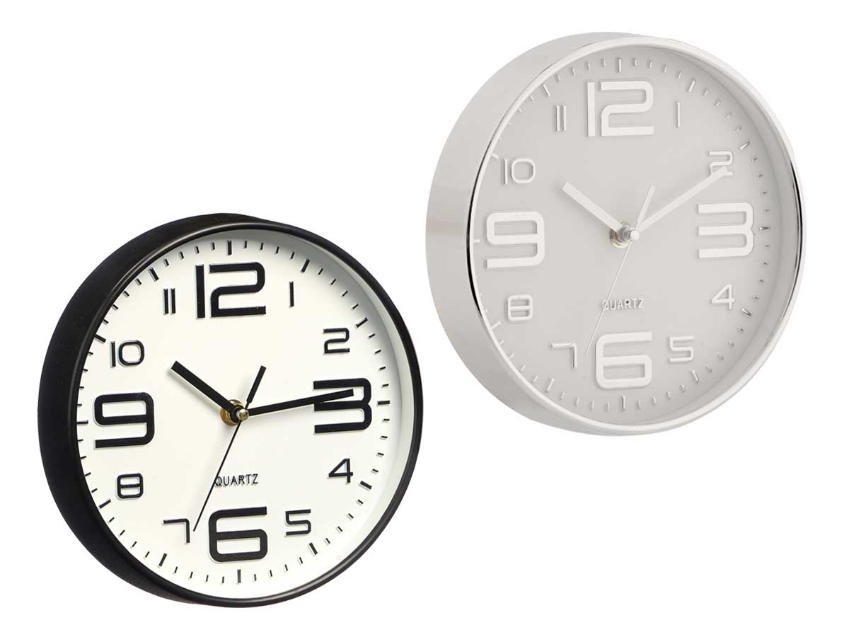 Reloj redondo 20 cm numeros grandes surt 2 - Imagen 2